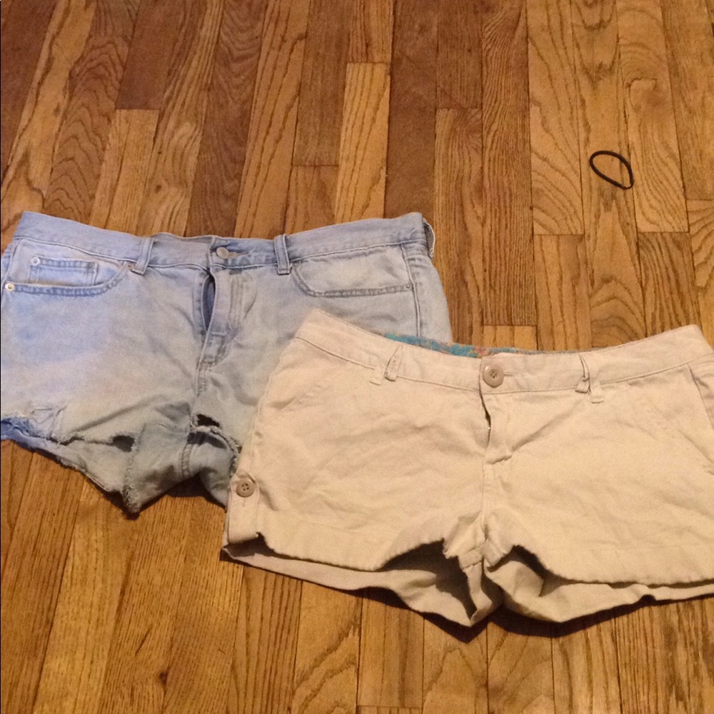 Women's denim shorts